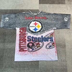 Vintage Magic Johnson Ts Pittsburgh Steelers All Over Print Shirt Mens Medium